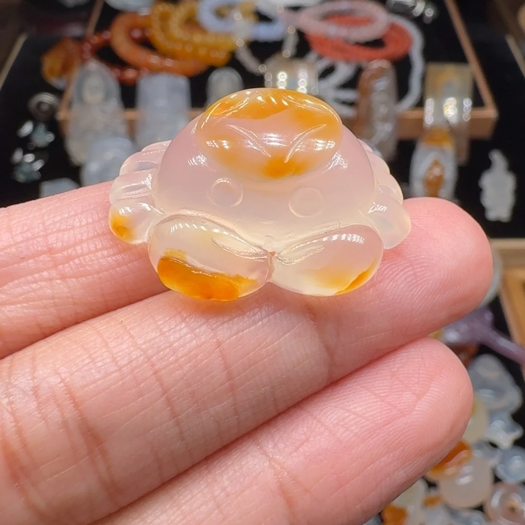 柠****玛瑙/玉髓未镶嵌颈饰