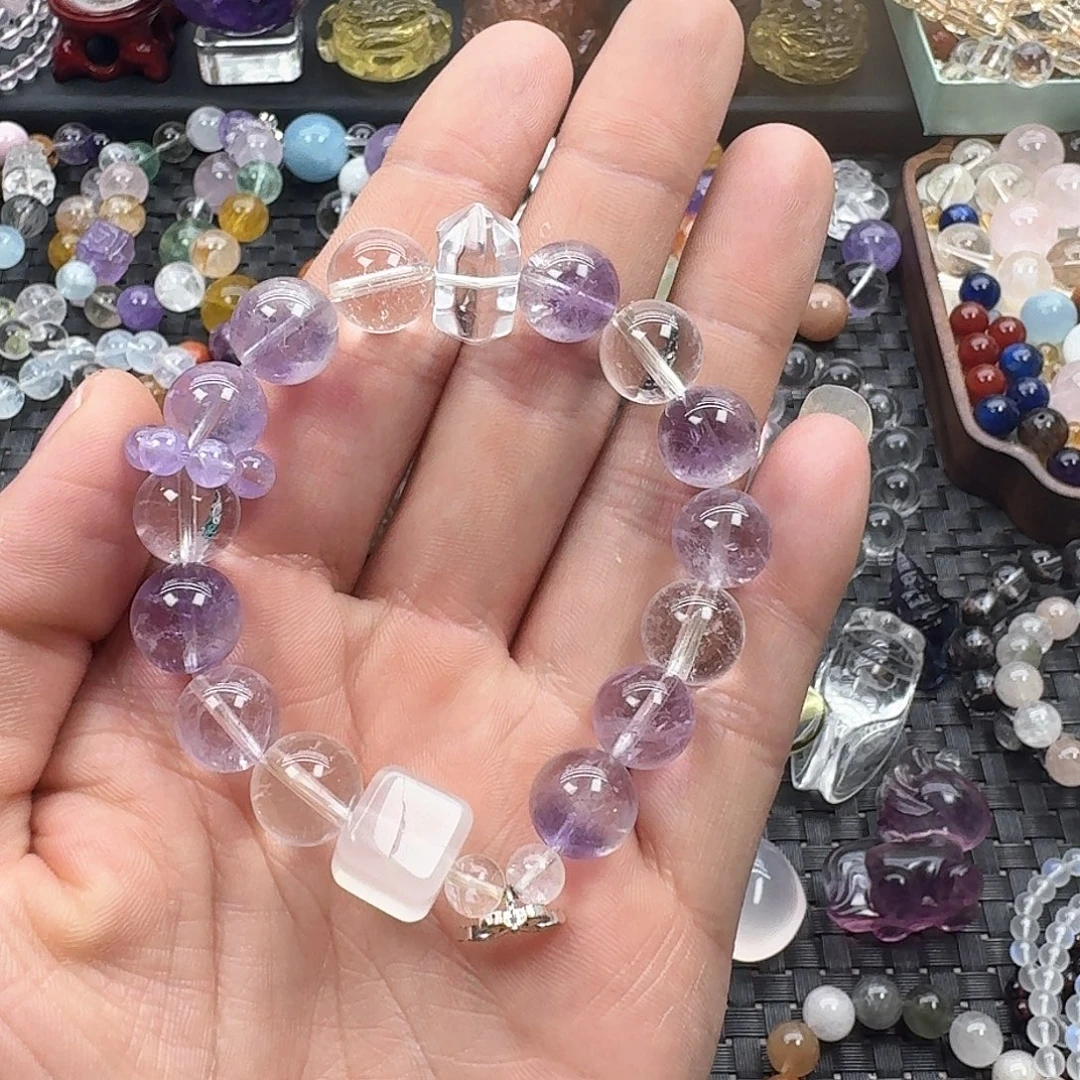 手链银S925镶嵌水晶