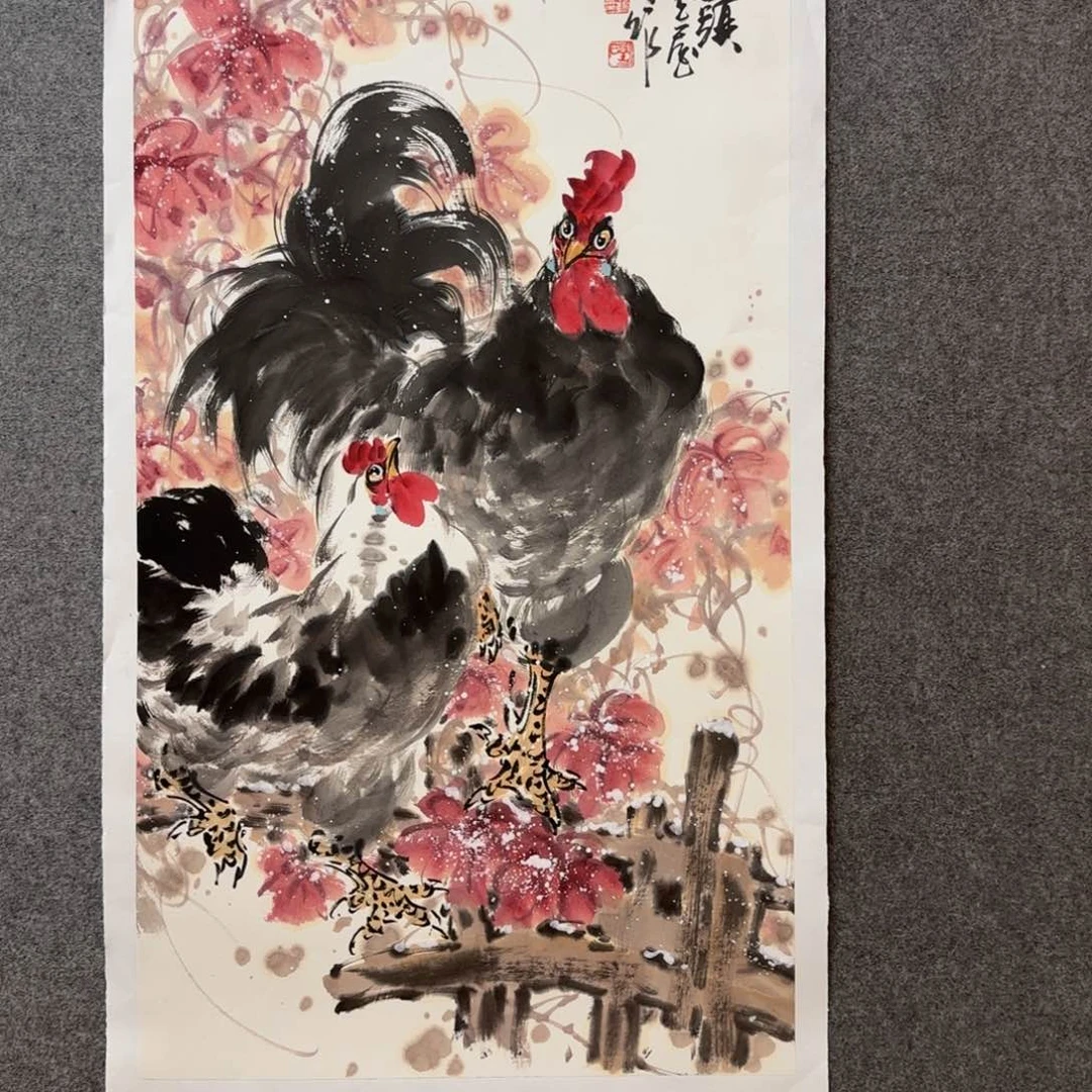 国画娄鹏老师手绘作品