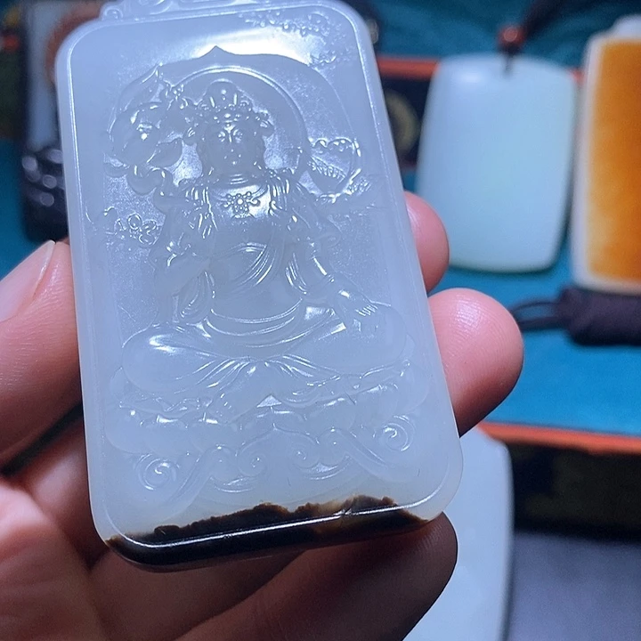 和田玉未镶嵌颈饰A7