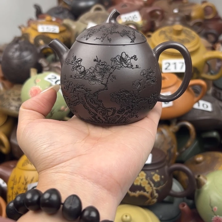 紫砂茶壶盖子微晃