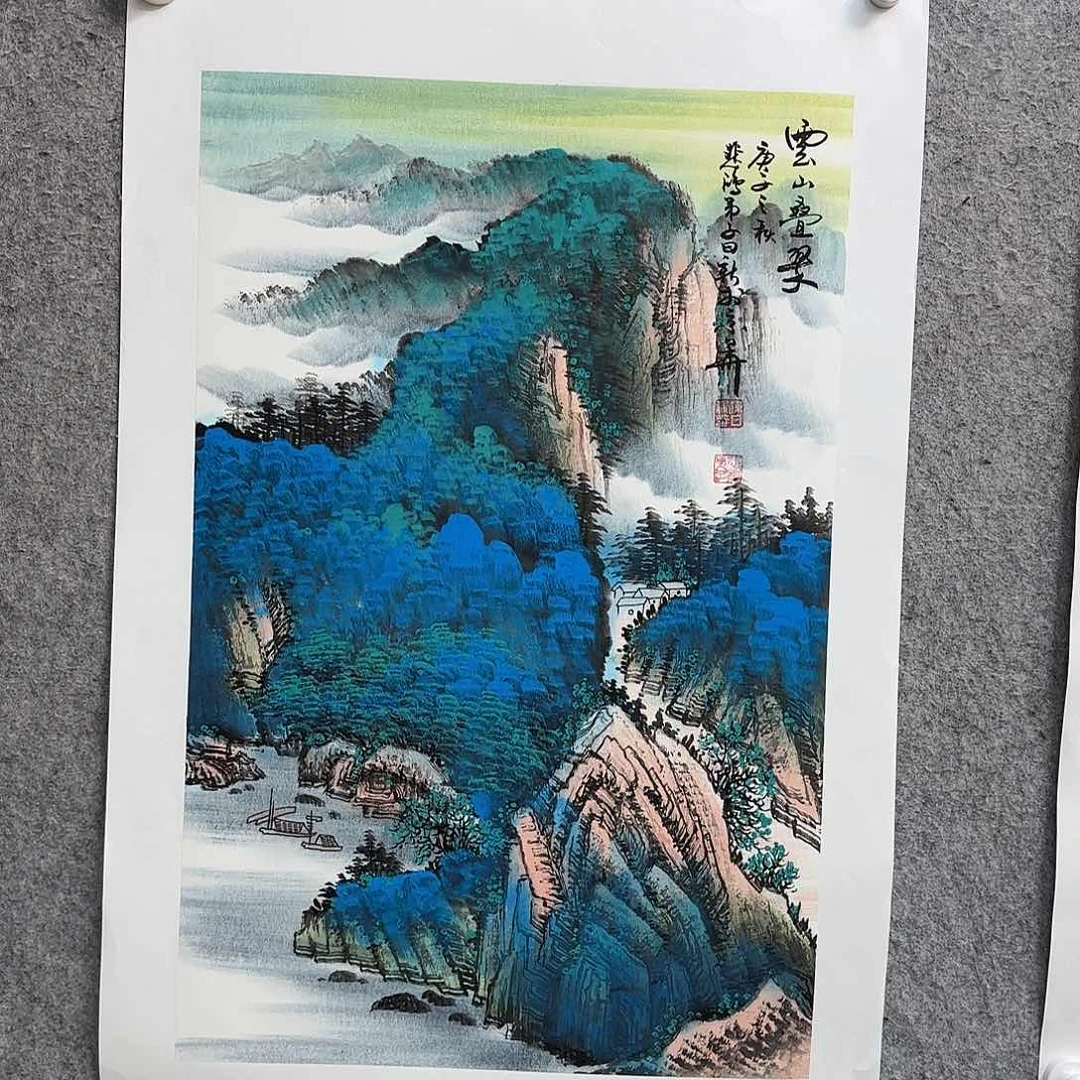 书法作品多次参加