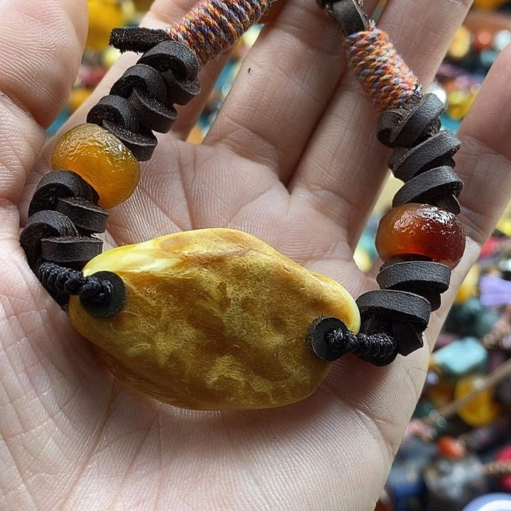 蜜蜡未镶嵌手链手链