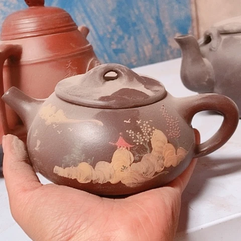茶杯绿泥宜兴紫砂全手工制作工艺