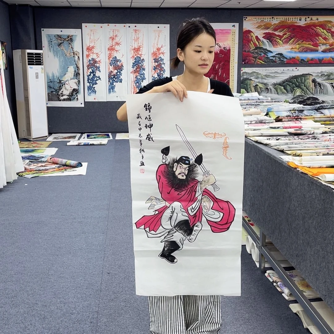 国画作品小姐姐放漏…