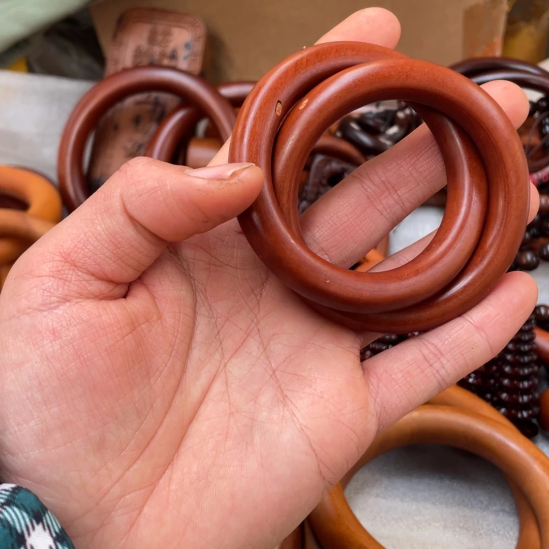 枣木枣木老料50乾坤圈带虫眼