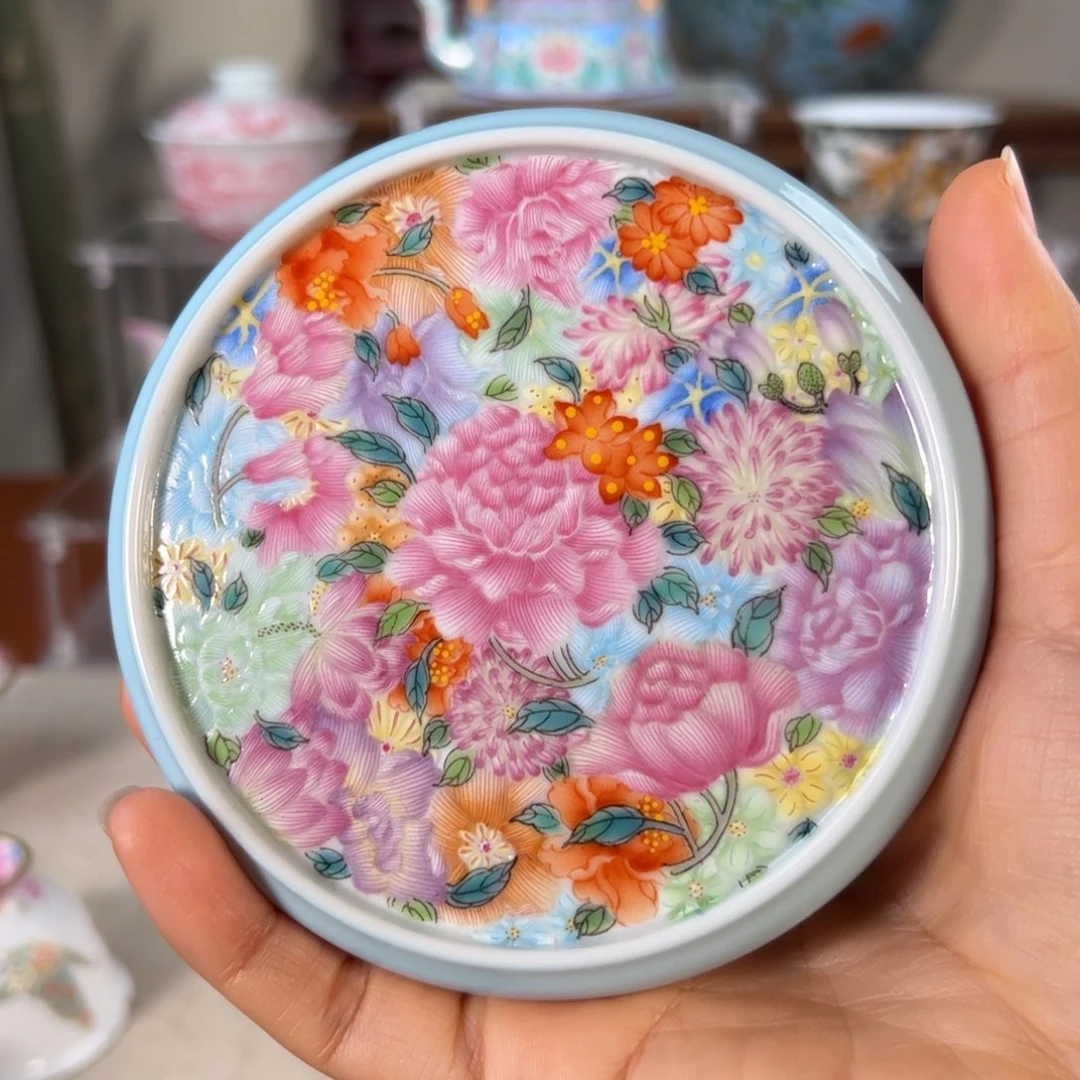 纯手工手绘 高端茶器