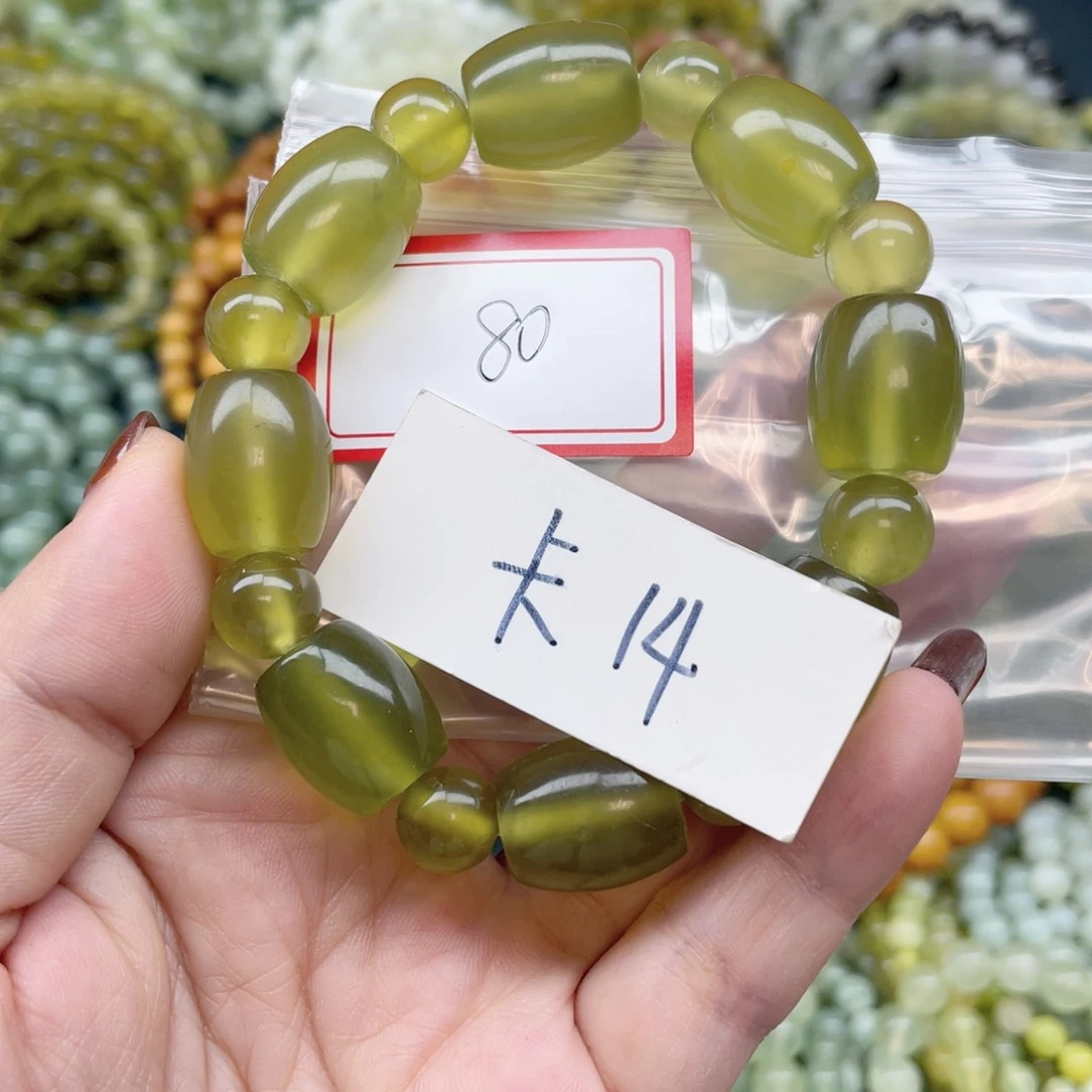 未镶嵌蛇纹石玉手串