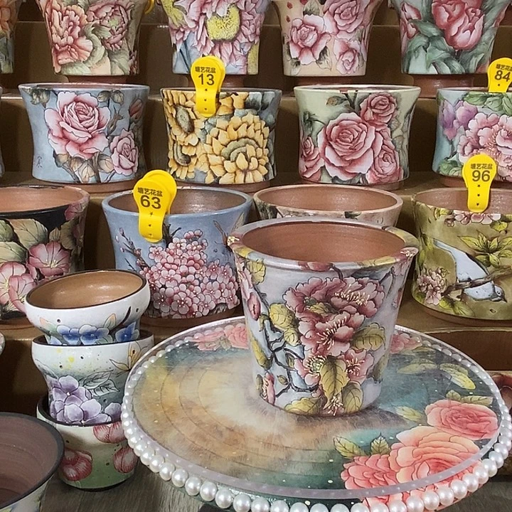 景德镇精品瑶晨美盆10/10.5