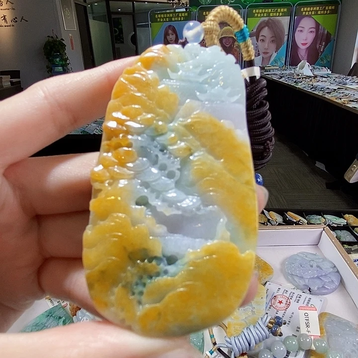 颈饰未镶嵌翡翠翡翠