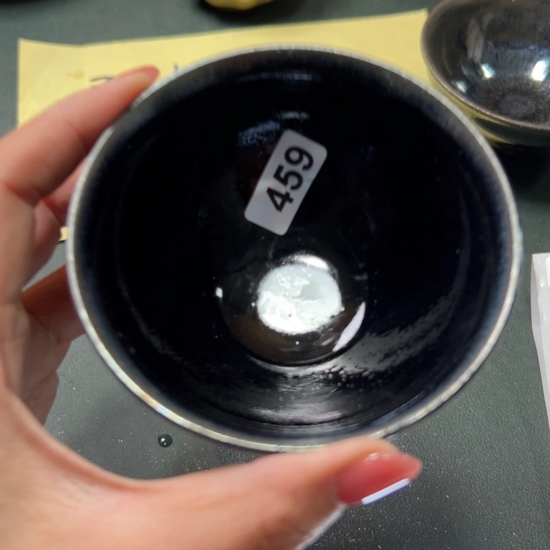 浪***头茶盏全手工原矿原釉建盏