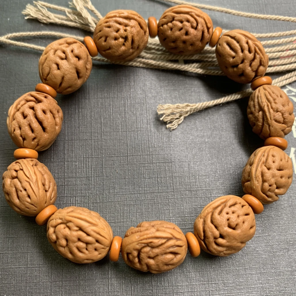 野生毛桃核手串碧桃核手串手持