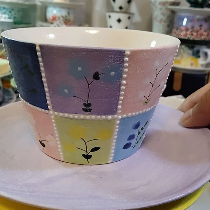 杯子瓷景德镇陶瓷釉下彩咖啡杯