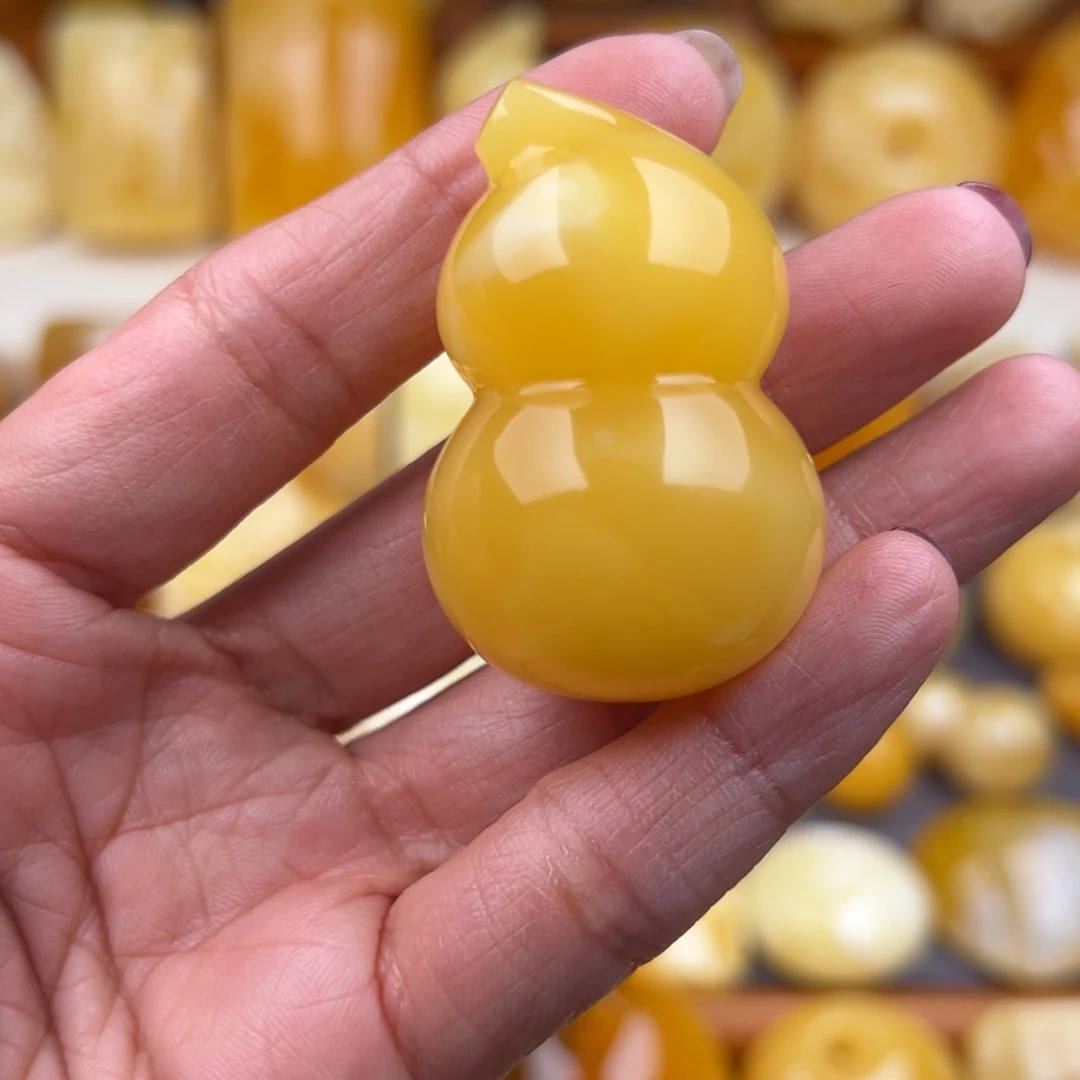 琥珀裸石未镶嵌纯天然琥珀蜜蜡无优化