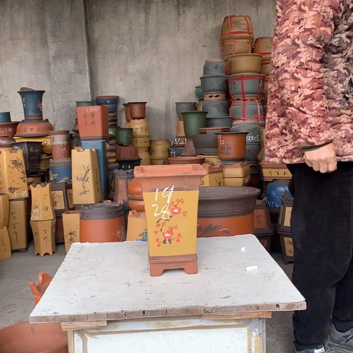 紫砂花盆紫砂花盆