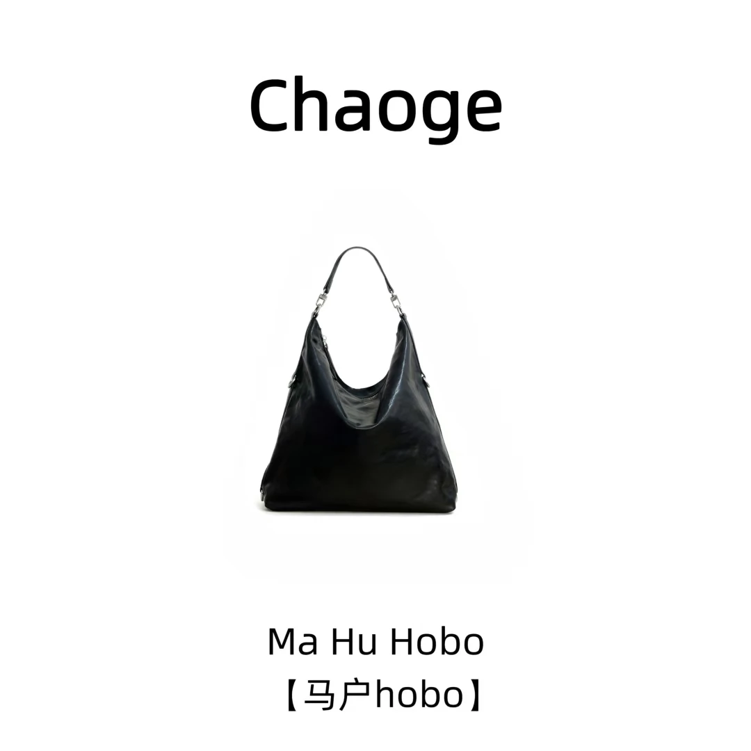 【马户hobo】头层植鞣牛皮时尚单肩斜挎包