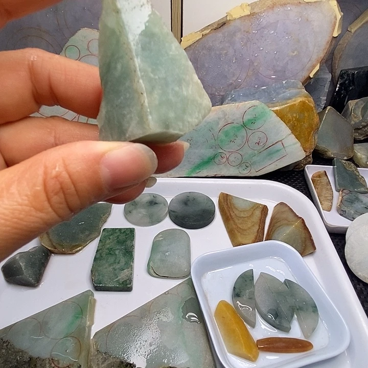 翡翠散珠缅甸翡翠30