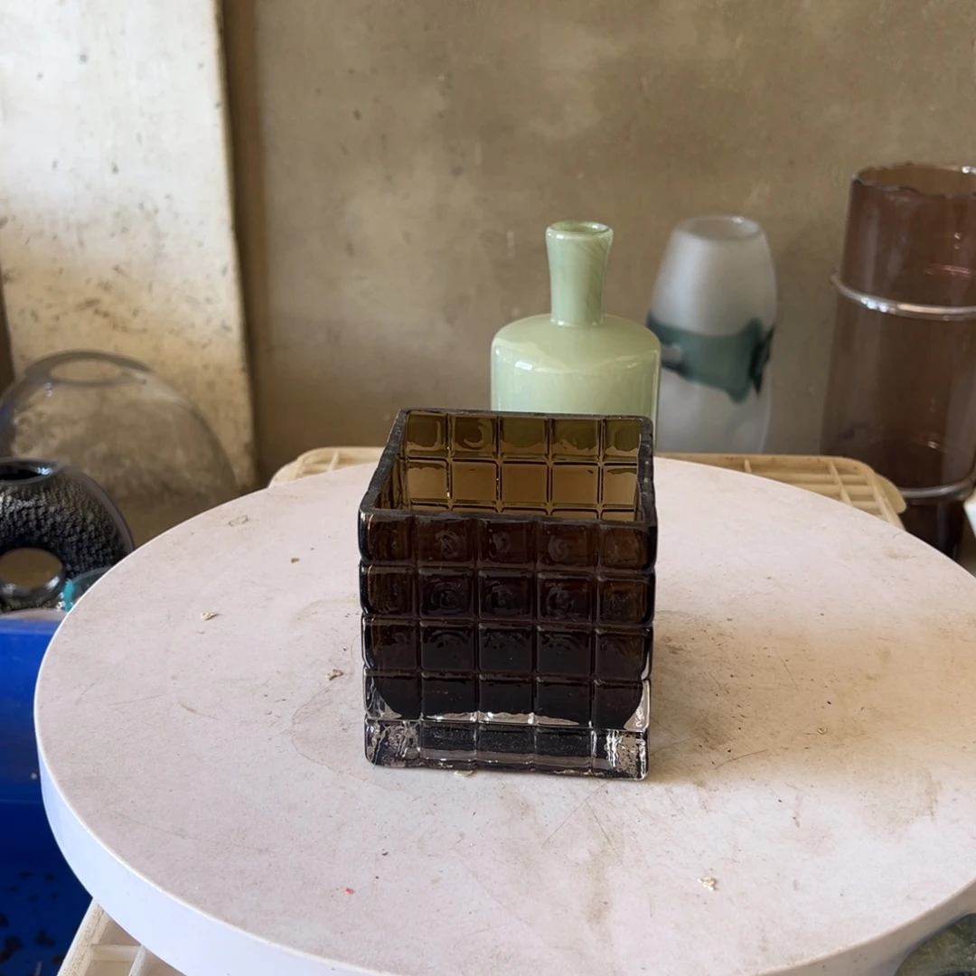 薇***朵弘扬琉璃花器微瑕 5个