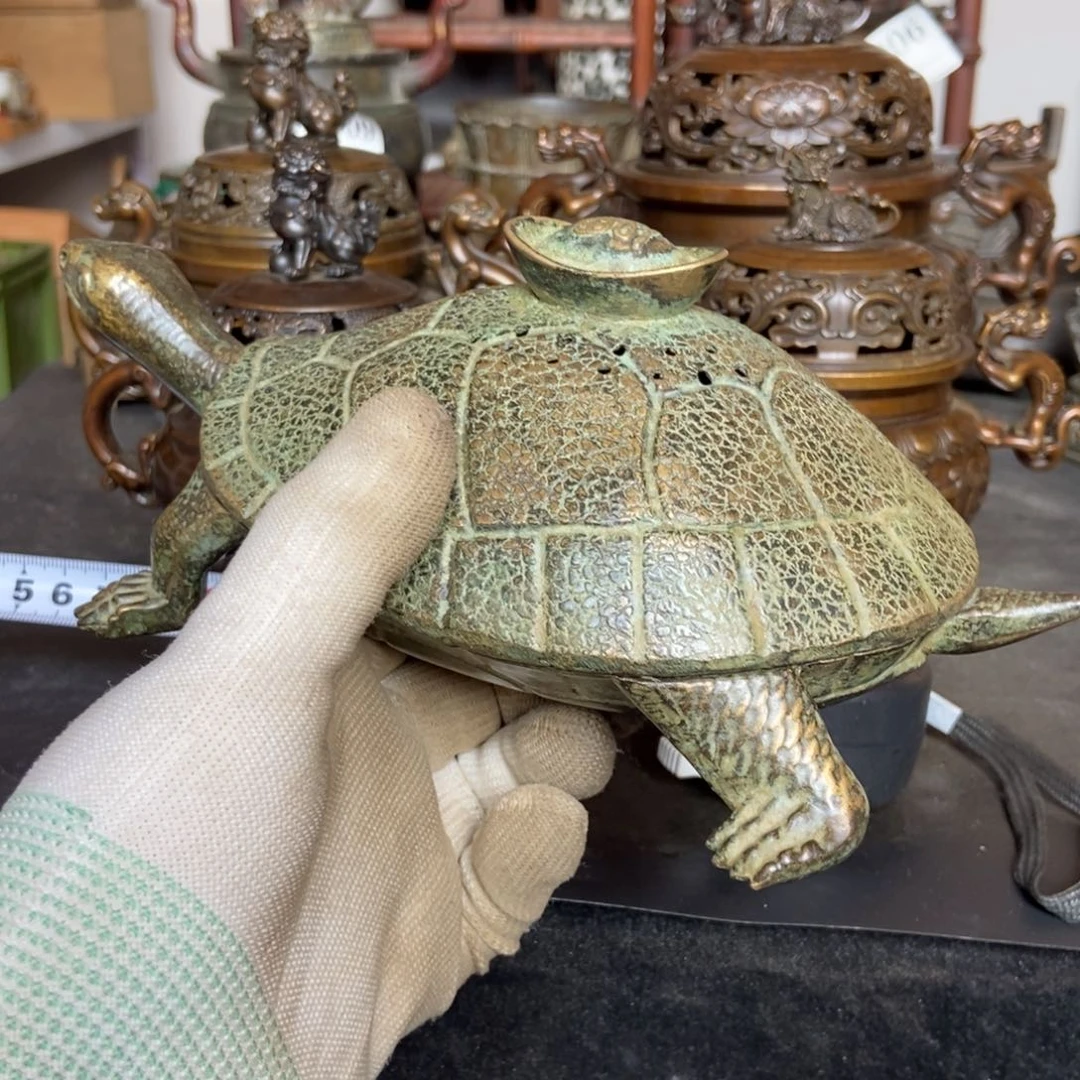 铜器工艺品摆件香炉摆件