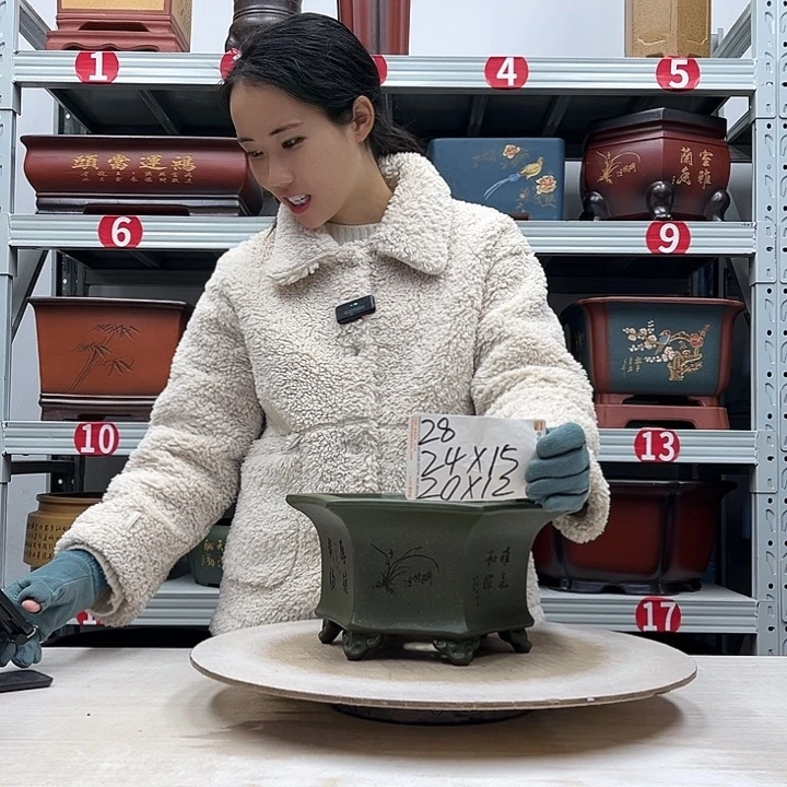 紫砂花盆紫砂花盆