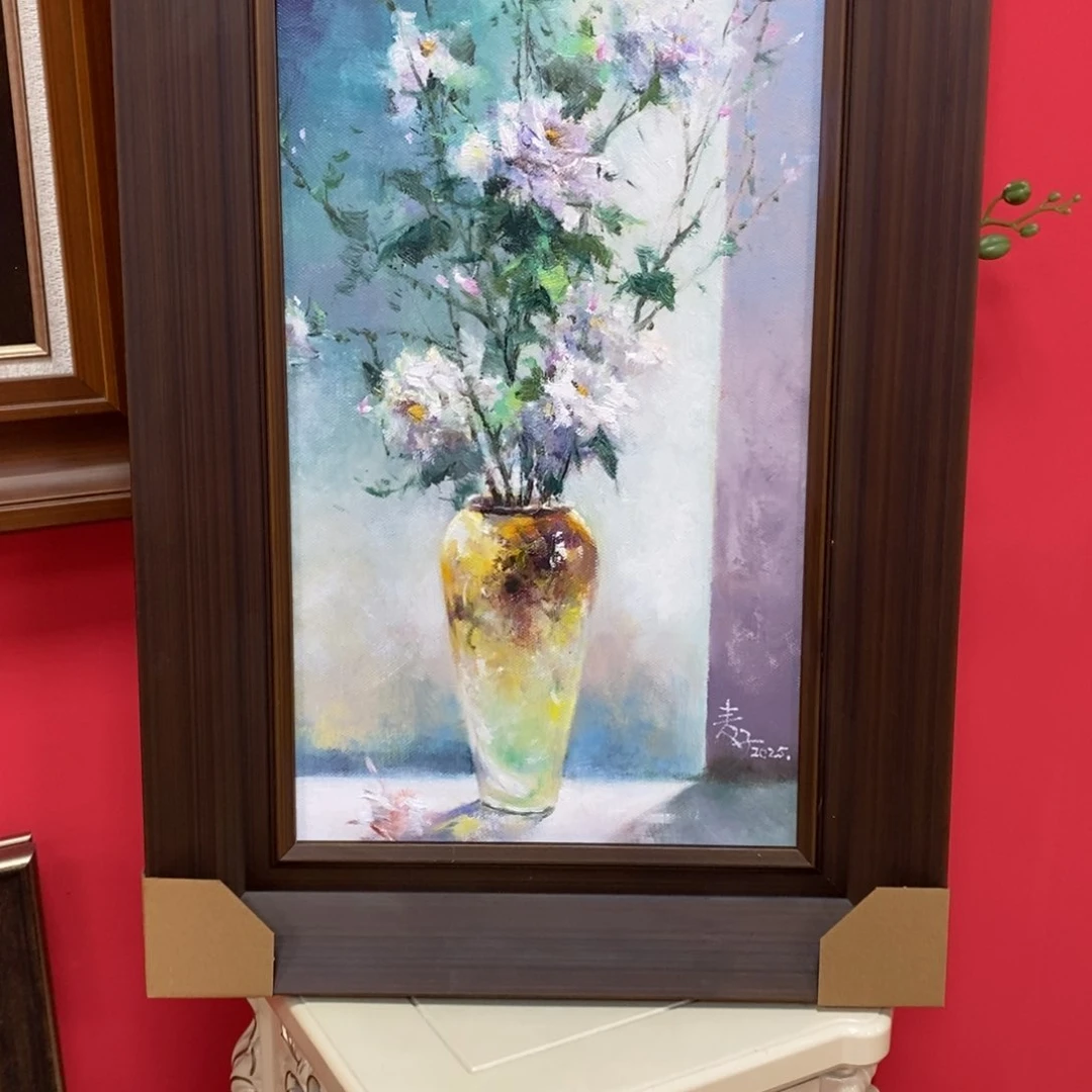 油画若*~麦子老师作品30.50画心