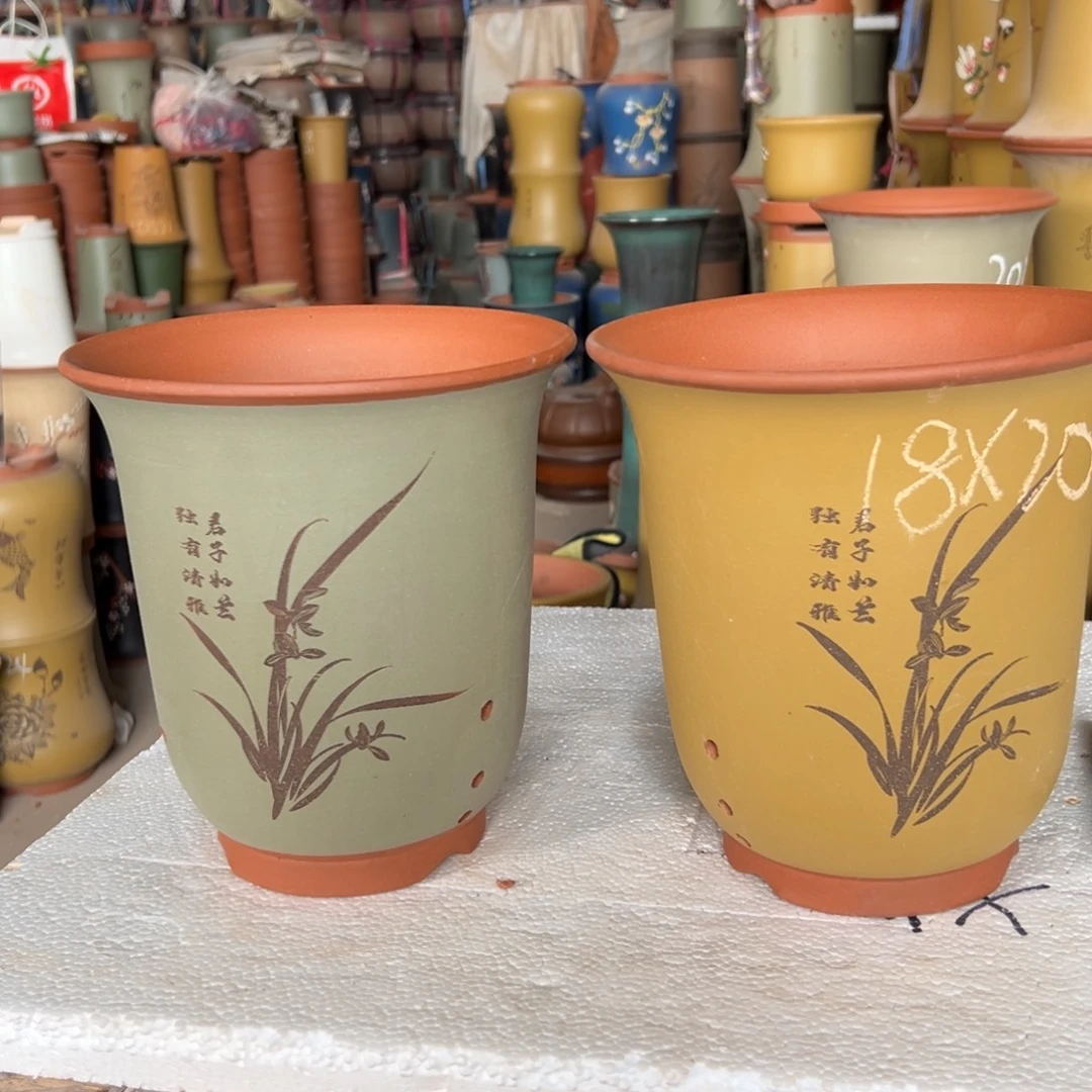 宜兴川阁紫砂花盆