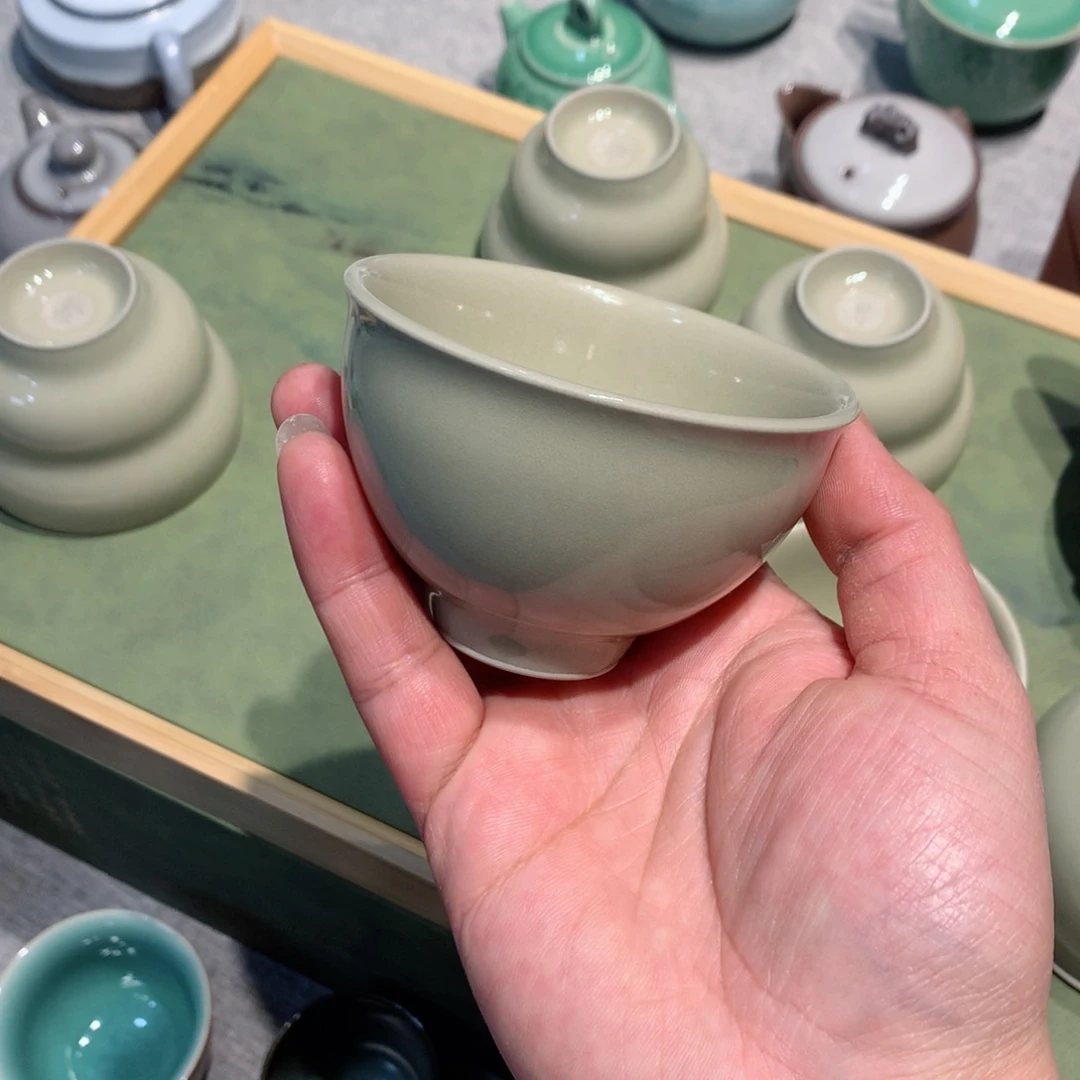 虚***王龙泉青瓷茶具杯子