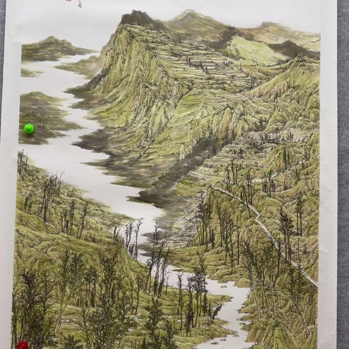 小***宙国画花鸟等图案为一体而得