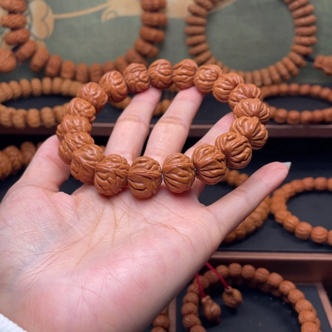 桃核吊坠17蟠龙爆肚