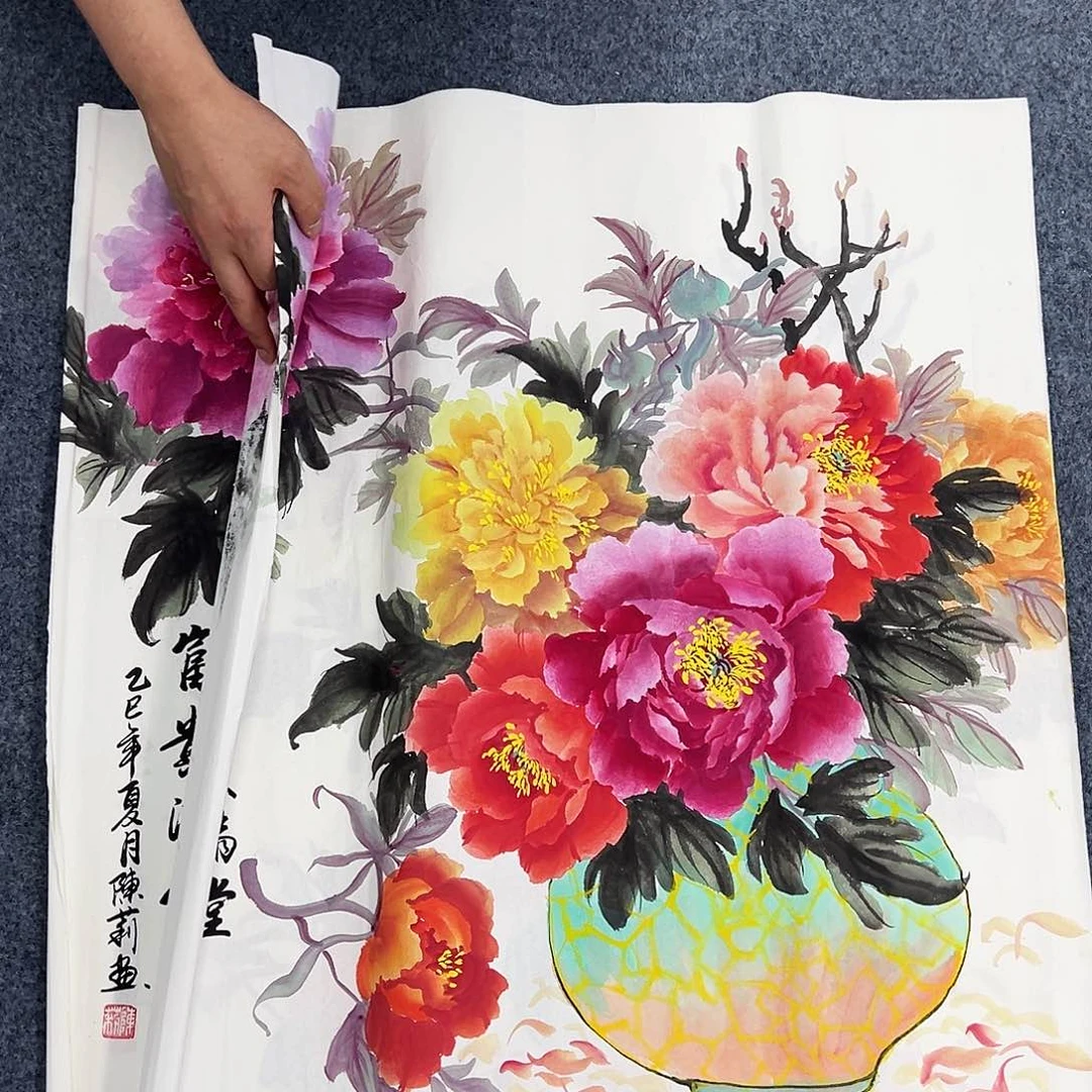 国画纯手绘作品欣赏图