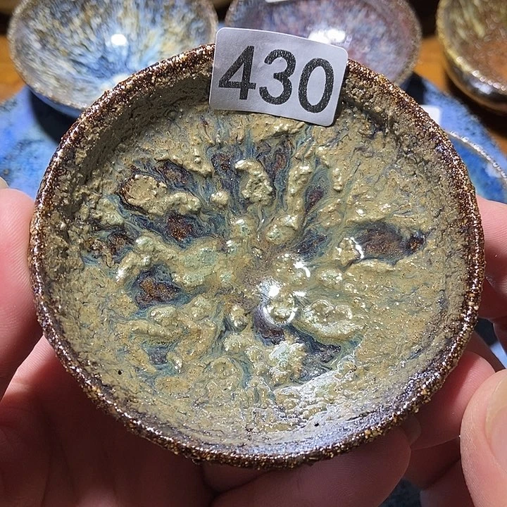 茶盏龙窑柴烧柴烧落灰