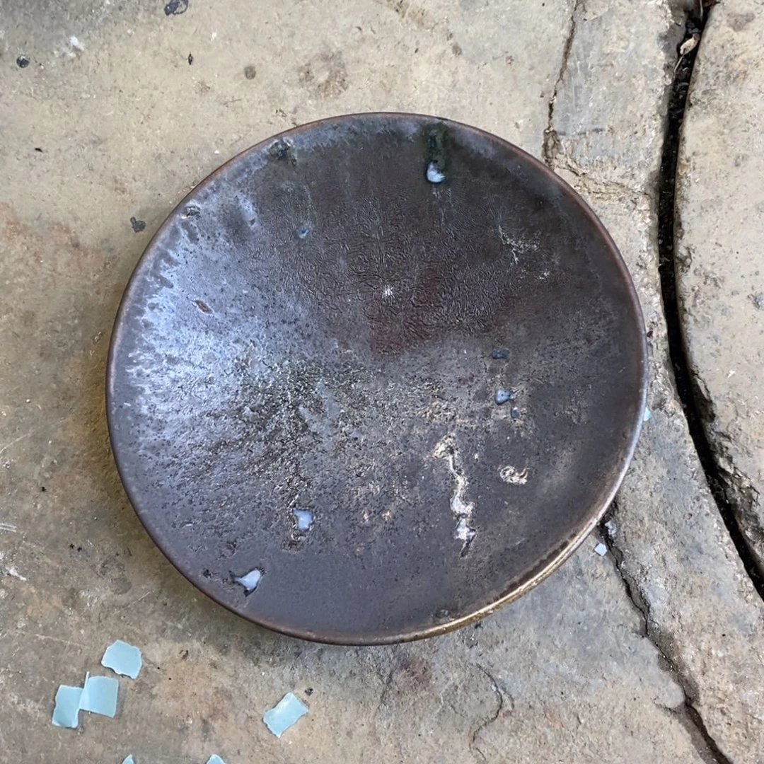 举***铁浪鬼柴烧，秞陶美器