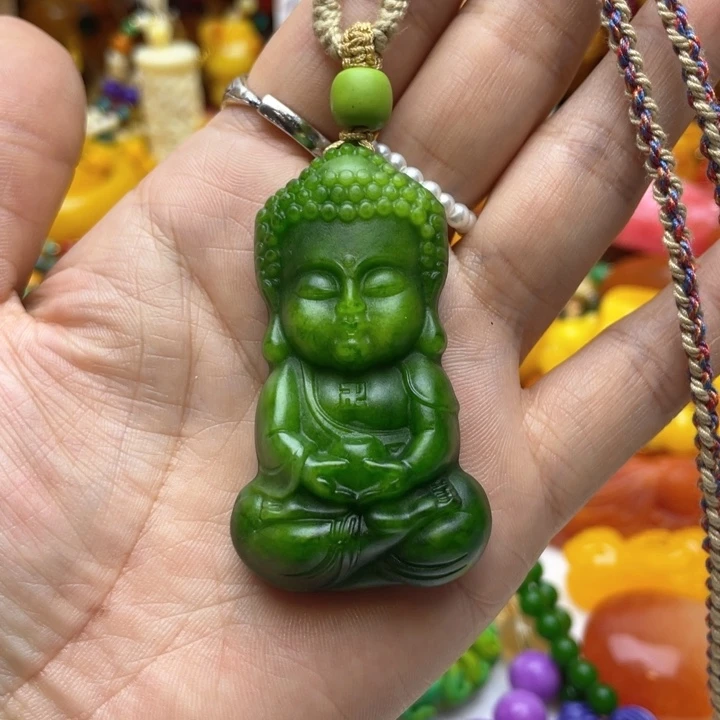 树脂制品17号雕刻宝宝佛吊坠