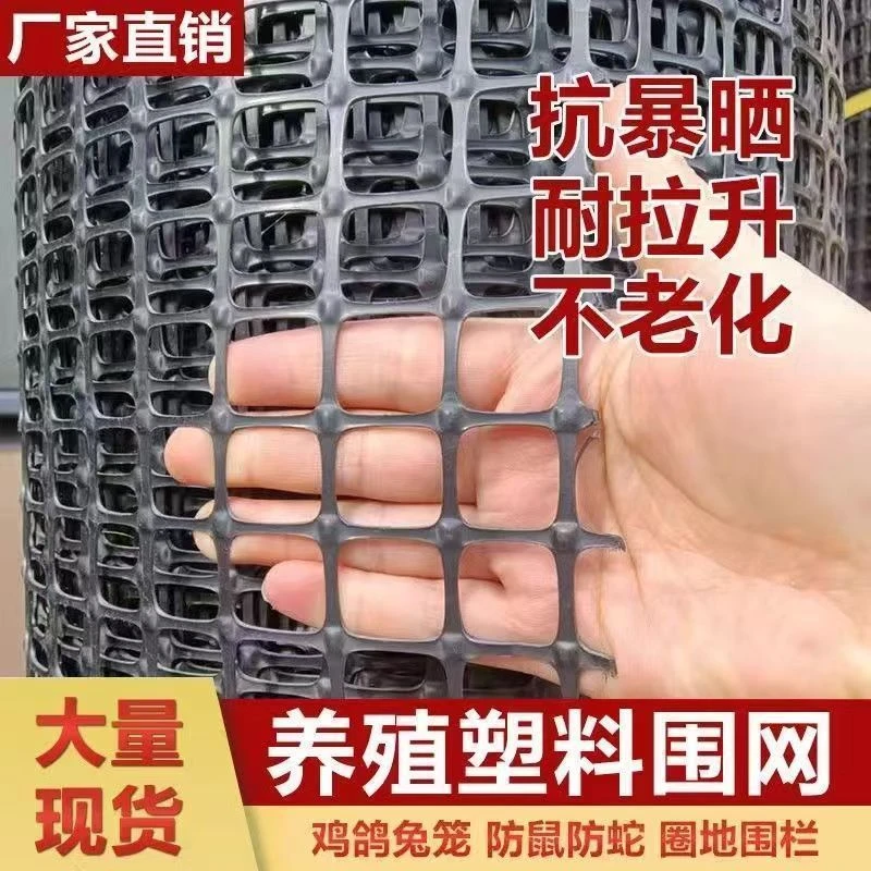 2厘米加密孔塑料围栏网加厚养殖网用于鸡鸭围栏果园圈地菜园防护