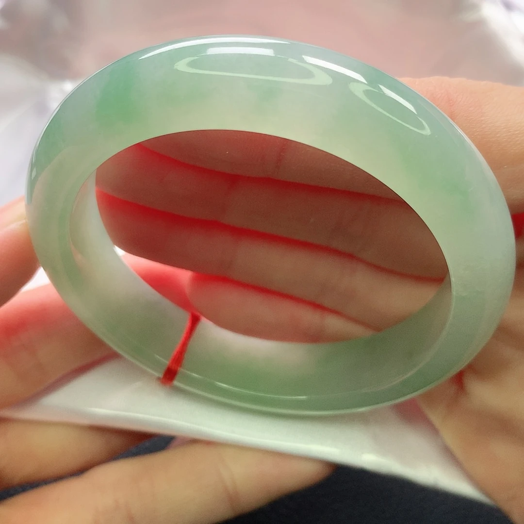 翡翠未镶嵌手镯缅甸5354