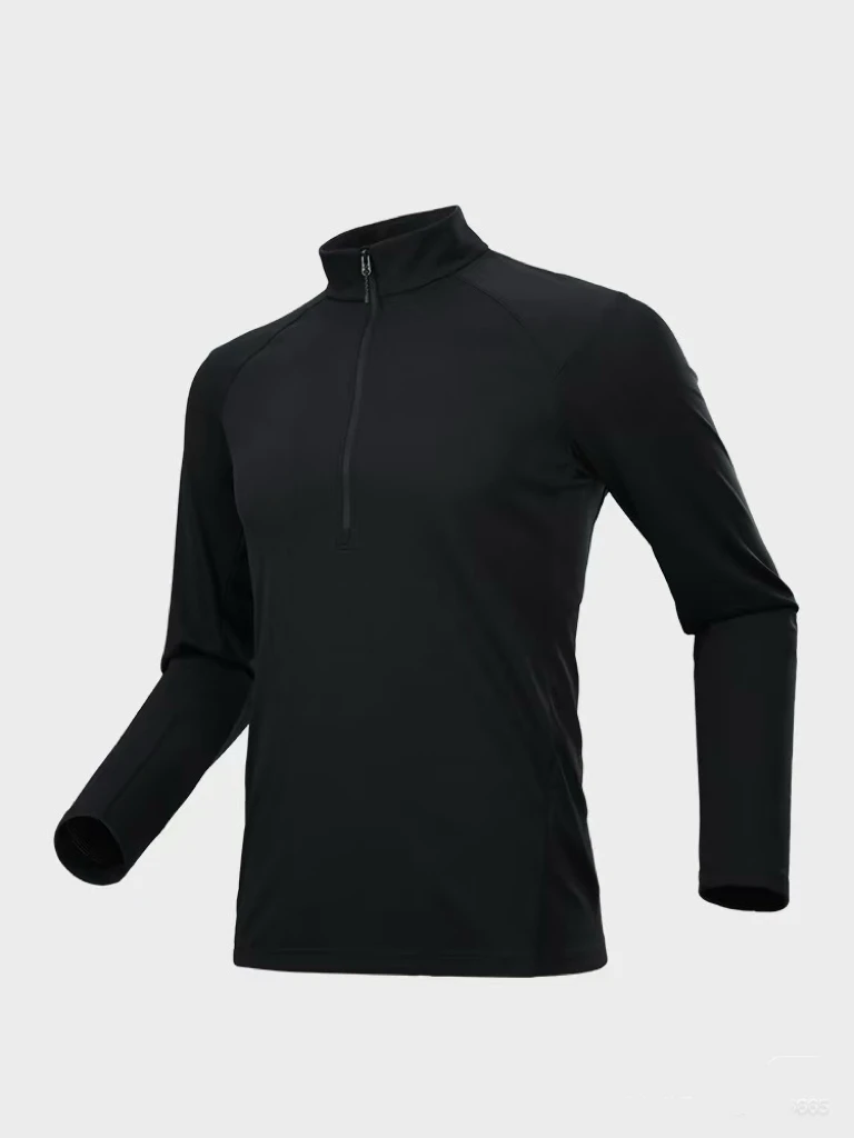 撤柜运动户外长袖男女同款加绒T恤