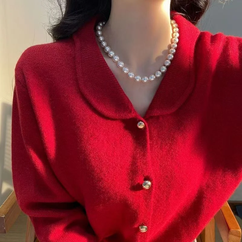 钨合金项链 10mm妈妈链元宝扣头锁骨链百搭简约款X596-1