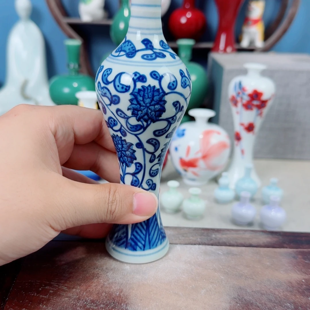 陶瓷手工小花器摆件
