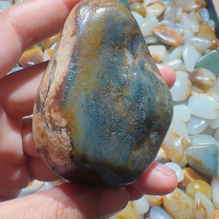 和田玉未镶嵌挂件133克