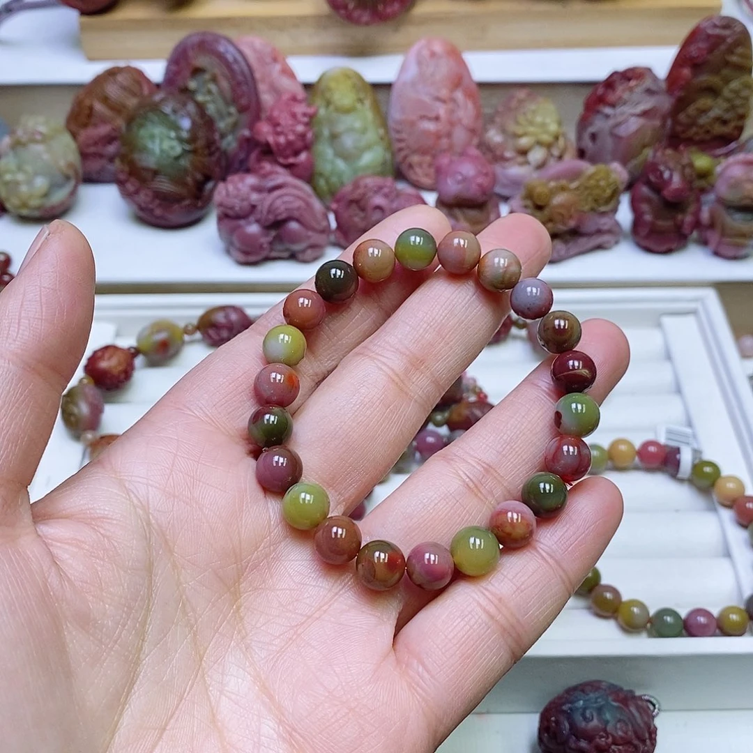 玛瑙/玉髓盐源玛瑙手链未镶嵌