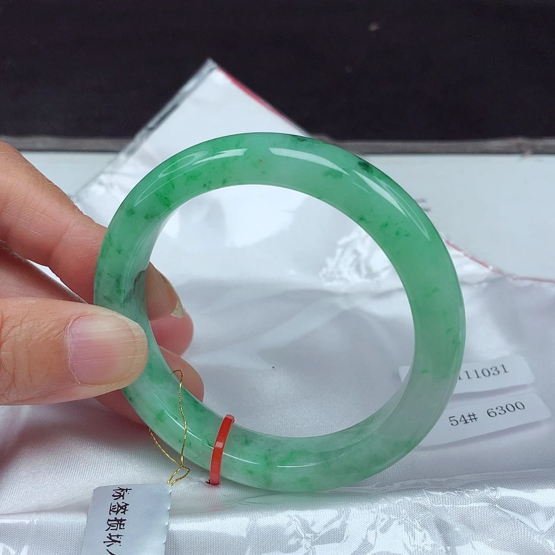 未镶嵌手镯翡翠54圈1031