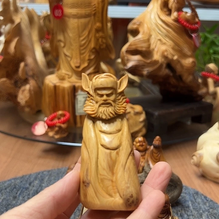 柏木把件崖柏摆件