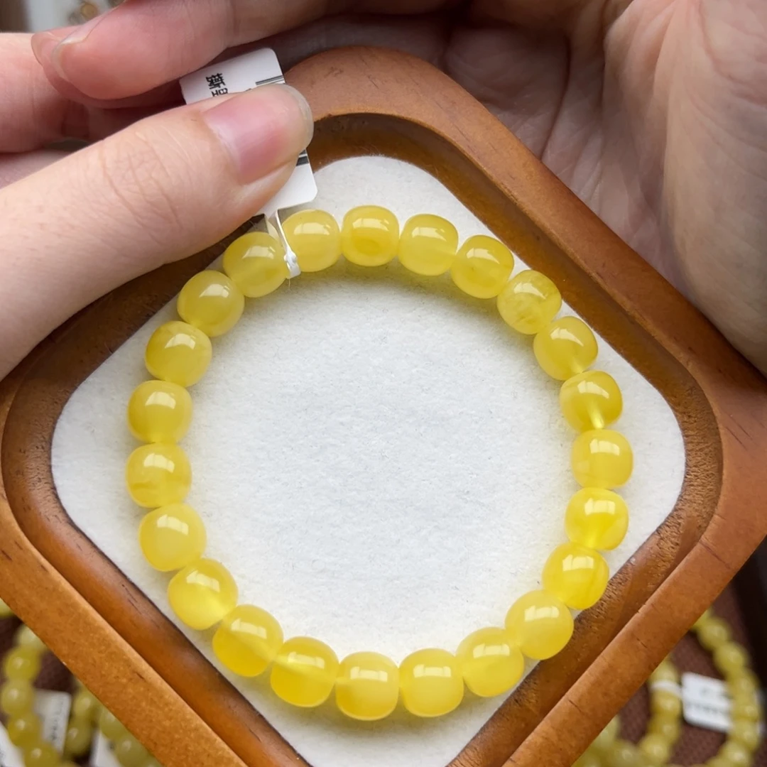 蜜蜡未镶嵌珠宝奇石9mm