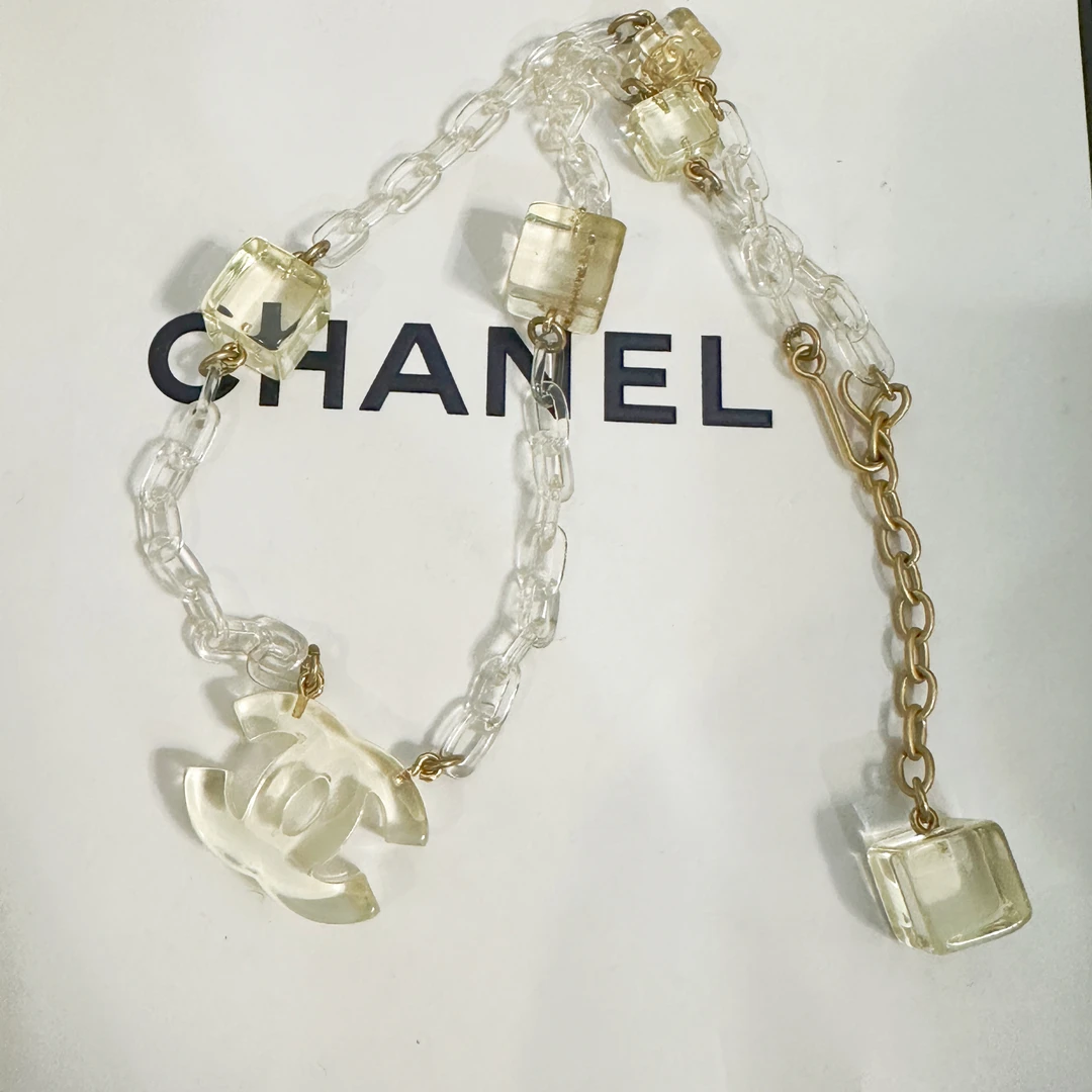 95新 Chanel/香奈儿 Chanel vintage香奈儿中古冰块项链