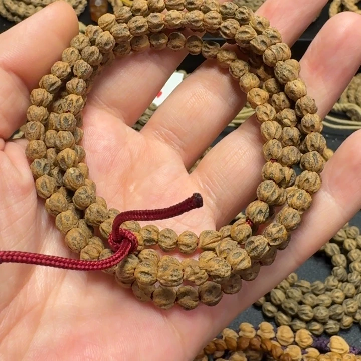 吊坠柏香籽/百香籽红牙红油皮原桩满鬼