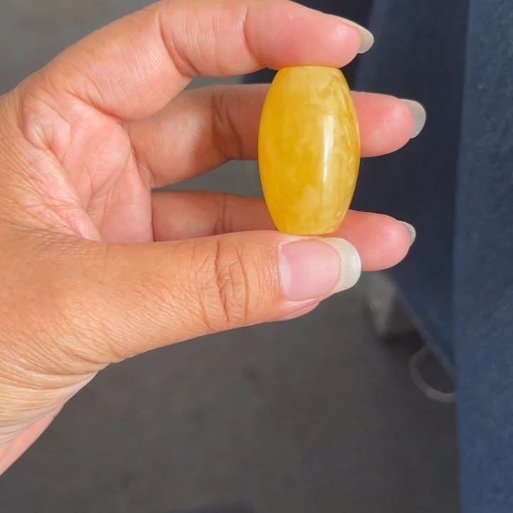 琥珀未镶嵌珠宝奇石M14号妖花桶珠