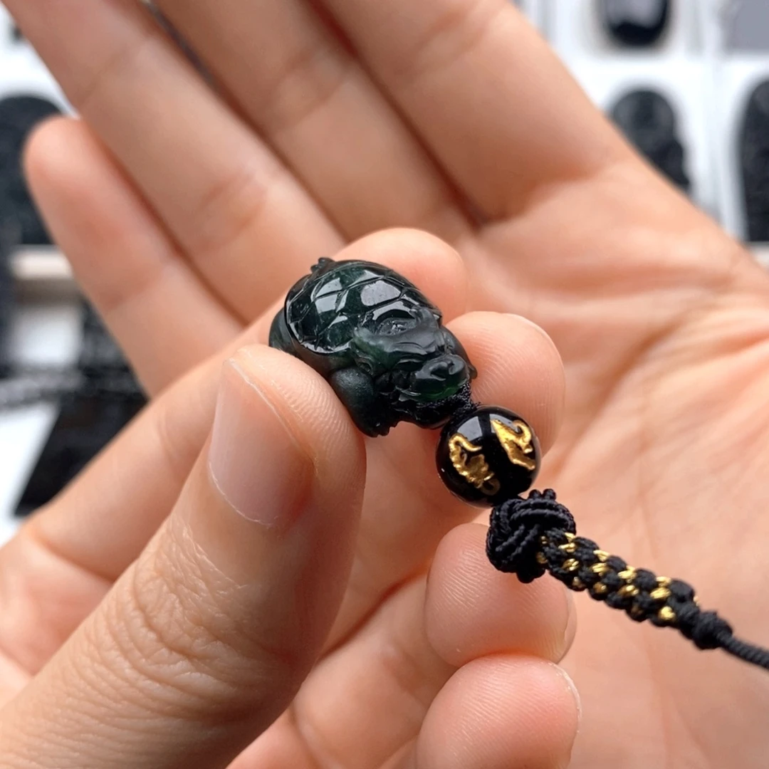 颈饰未镶嵌翡翠龙龟