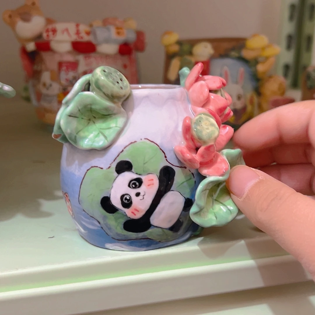 微瑕福福荷花老梧家多肉花盆