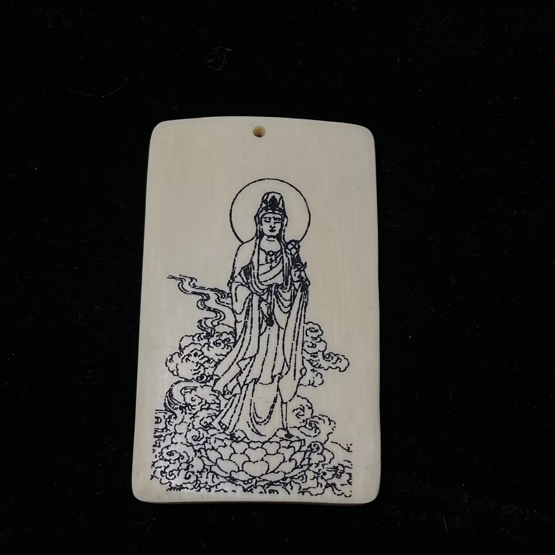 A110919 心经只做天然猛犸象牙