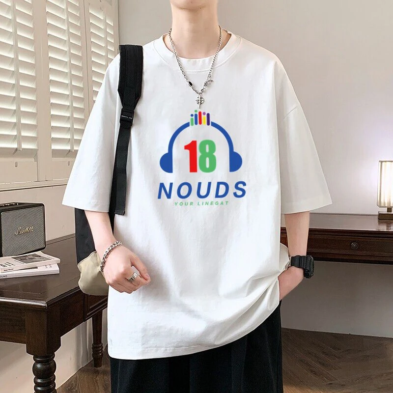 元赫短袖男生男装男士夏季t恤新款半袖宽松重磅纯棉上衣体恤男款